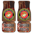 US Independence Day US Marine Corps Semper Fidelis Car Floor Mats Car Accessories Nearkii