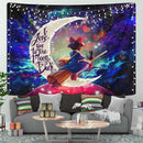 Kiki'S Delivery Service Ghibli Studio Love You To The Moon Galaxy Tapestry Room Decor Nearkii
