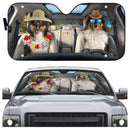 Shetland Sheepdog Car Auto Sun Shades Windshield Accessories Decor Gift Nearkii