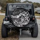 Mountain Site, Galaxy Night Sky Car Spare Tire Cover Gift For Campers Nearkii