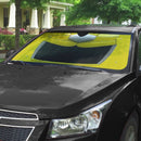 Mighty Morphin Yellow Power Ranger Helmet Custom Car Auto Sunshade Windshield Accessories Decor Gift Nearkii