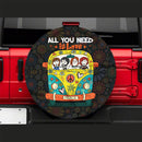 All You Need Is Love Jeep Car Spare Tire Cover Gift For Campers Nearkii
