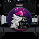 Toothless Love How To Train Your Dragon Jeep Car Spare Tire Covers Gift For Campers Nearkii