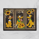 Pluto Sunflower Doormat Home Decor Nearkii