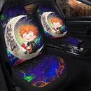 Cute Hinata Haikyuu Love You To The Moon Galaxy Car Seat Covers