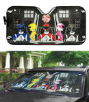 Mighty Morphins Power Rangers Custom Car Auto Sunshade Windshield Accessories Decor Gift Nearkii
