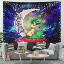 Leafeon Evee Evolution Pokemon Love You To The Moon Galaxy Tapestry Room Decor Nearkii