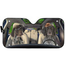 German Shorthaired Pointers Dog Car Auto Sun Shades Windshield Accessories Decor Gift Nearkii