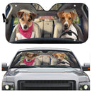 Jack Russell Terrier Dog Car Auto Sun Shades Windshield Accessories Decor Gift Nearkii