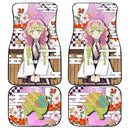 Mitsuri Kanroji Car Floor Mats Custom Demon Slayer Anime Car Accessories Nearkii
