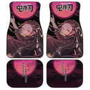 Demon Slayers Car Foor Mats Nezuko Anime Car Accessories Nearkii