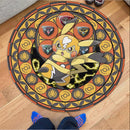 Pokemon Pikachu Libre Round Carpet Rug Bedroom Livingroom Home Decor