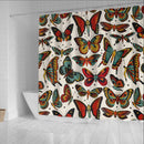 Funny Butterfly Sexy Shower Curtain
