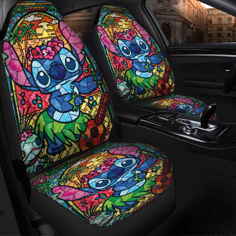 Stitch Glass Premium Custom Car Seat Covers Decor Protectors Nearkii
