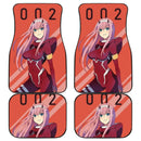 Zero Two Darling In The Franxx Car Floor Mats Anime Car Accessories Nearkii
