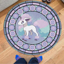 Pokemon Ponyta Round Carpet Rug Bedroom Livingroom Home Decor