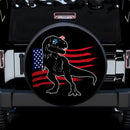 Dinosaur T-Rex USA Car Jeep Spare Tire Covers Gift For Campers Nearkii