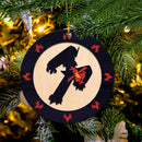 Blaziken Pokemon Evolution Fire Wood Circle Ornament Perfect Gift For Holiday Nearkii