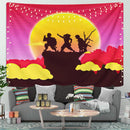 Demon Slayer Kimetsu No Yaiba Anime Sunset Tapestry Room Decor Nearkii