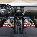 US Independence Day Bald Eagle Breaking Though Claw Scratch Car Floor Mats Car Accessories Nearkii