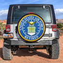 U.S Air Force Retired Jeep Car Spare Tire Cover