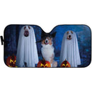 Spooky Dog Custom Car Auto Sun Shades Windshield Accessories Decor Gift Nearkii