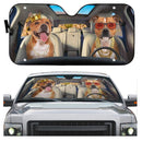 Staffordshire Bull Terrier Dog Car Auto Sun Shades Windshield Accessories Decor Gift Nearkii