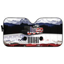 Jeep American Flag Car Auto Sun Shades Windshield Accessories Decor Gift Nearkii