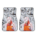 Zero Two Oni Darling In The Franxx Anime Car Floor Mats Anime Car Accessories Nearkii