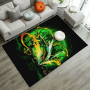 Mega X Rayquaza Moonlight Area Carpet Rug Home Decor Bedroom Living Room Decor Nearkii
