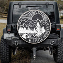 I Hate People, Camping Vintage Art Car Spare Tire Cover Gift For Campers Nearkii