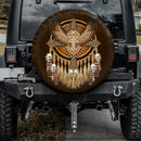 Native Owl, Native American Camping Car Spare Tire Cover Gift For Campers Nearkii
