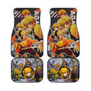 Demon Slayers Car Floor Mats Zenitsu Agatsuma Anime Car Accessories Nearkii