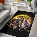 Yellow Demonslayer Moonlight Area Carpet Rug Home Decor Bedroom Living Room Decor Nearkii