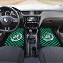 Demon Slayers Car Floor Mats Tanjiro Kamado Pattern Kimetsu no Yaiba Car Accessories Nearkii