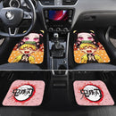 Zenitsu and Nezuko Car Floor Mats Demon Slayers Car Mats Anime Car Accessories Nearkii