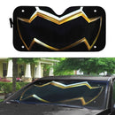 Power Rangers Megaforce Black Ranger Helmet Custom Car Auto Sunshade Windshield Accessories Decor Gift Nearkii