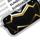 Power Rangers Megaforce Black Ranger Helmet Custom Car Auto Sunshade Windshield Accessories Decor Gift Nearkii