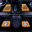 Demon Slayers Car Floor Mats Zenitsu Agatsuma Pattern Kimetsu no Yaiba Car Accessories Nearkii