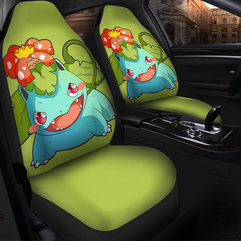 Venusaur Pokemon Chibi Premium Custom Car Seat Covers Decor Protector Nearkii