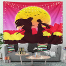 Inuyasha Couple Anime Sunset Tapestry Room Decor Nearkii