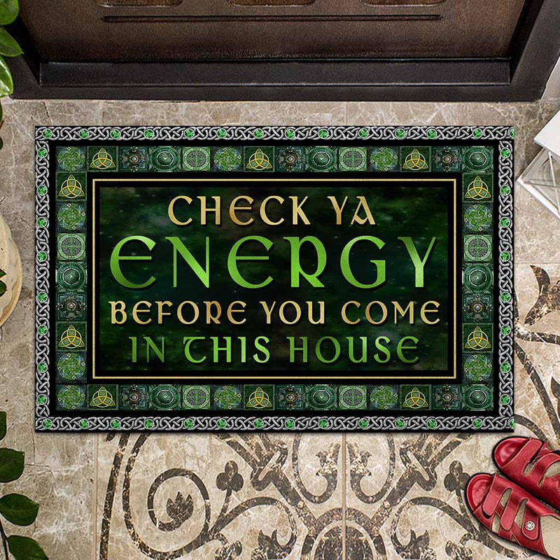 Check Ya Energy Irish Doormat Home Decor Nearkii
