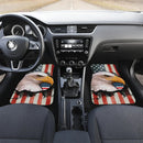 US Independence Day Bald Eagle Breaking Though US Flag Car Floor Mats Car Accessories Nearkii