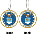 Army US Air Force Car Ornament Custom Car Accessories Decorations Nearkii