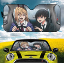 Chainsaw Man Anime Power And Kobeni Car Auto Sunshades Nearkii