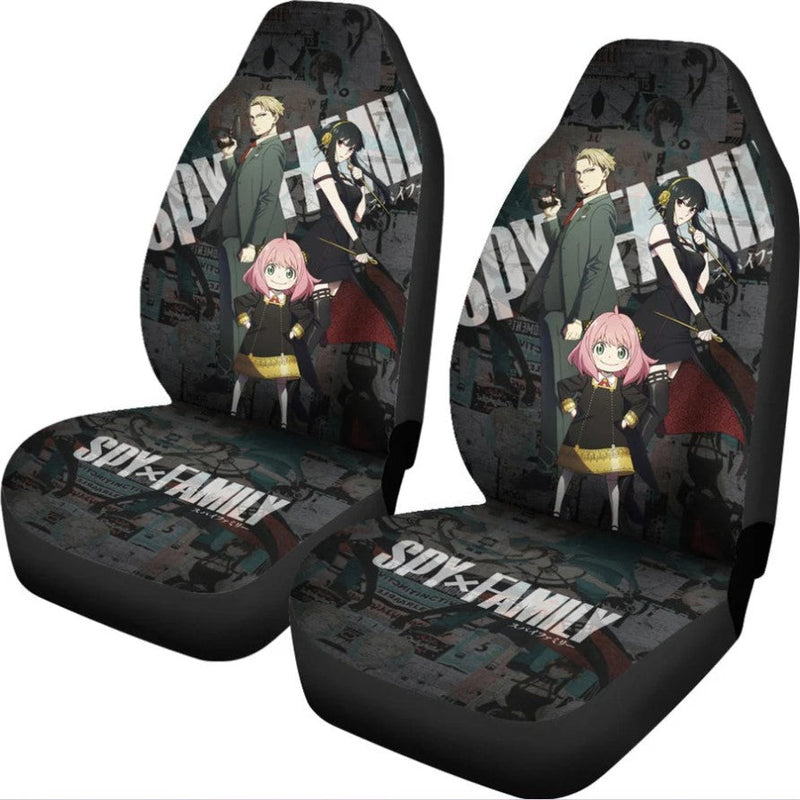 Loid Yor And Anya Forger Spy x Family Anime Premium Custom Car Seat Covers Decor Protectors Nearkii