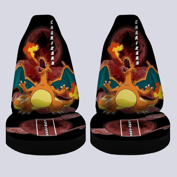 Custom Pokemon Charizard Anime Car Seat Covers Nearkii