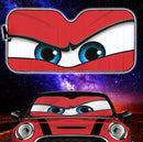 Red Angry Eyes Car Auto Sun Shades Nearkii