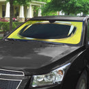 Power Rangers Megaforce Yellow Ranger Helmet Custom Car Auto Sunshade Windshield Accessories Decor Gift Nearkii