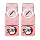Custom Nezuko Demon Slayers Car Floor Mats Anime Car Accessories Nearkii